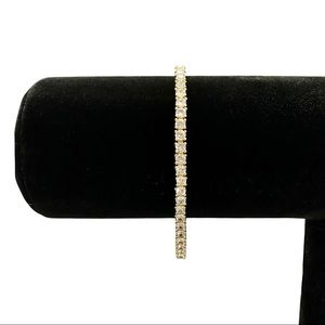 14K Gold Plated Cubic Zirconia Tennis Bracelet